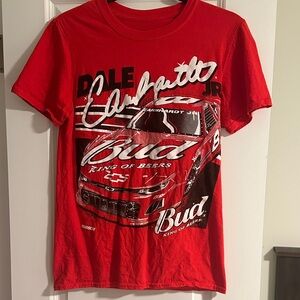Dale Earnhardt Jr Budweiser Tee worn once to the Daytona 500